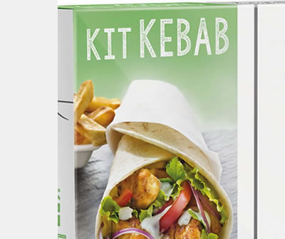 Kit Kebab( 2,Pão pitta e molho)